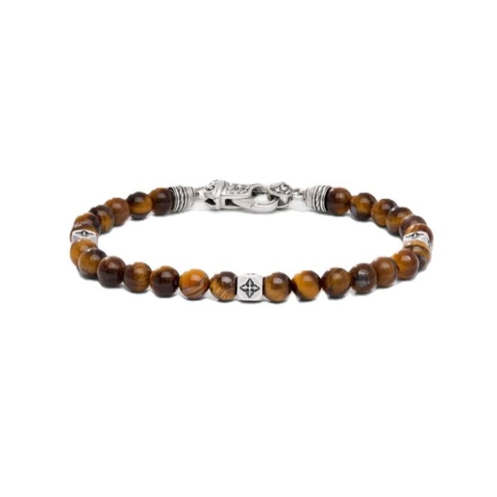 Konstantino Sterling Silver Tiger's Eye Bracelet
