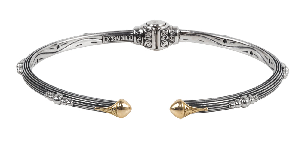 Konstantino Delos 2.0 Eurydice Sterling Silver and 18k Yellow Gold Bracelet