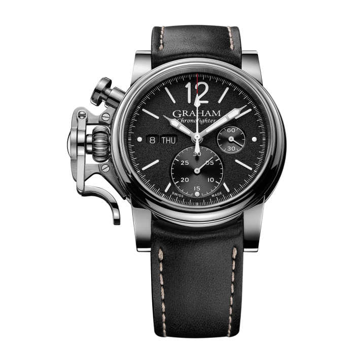 Graham Chronofighter Vintage 44mm Black Dial