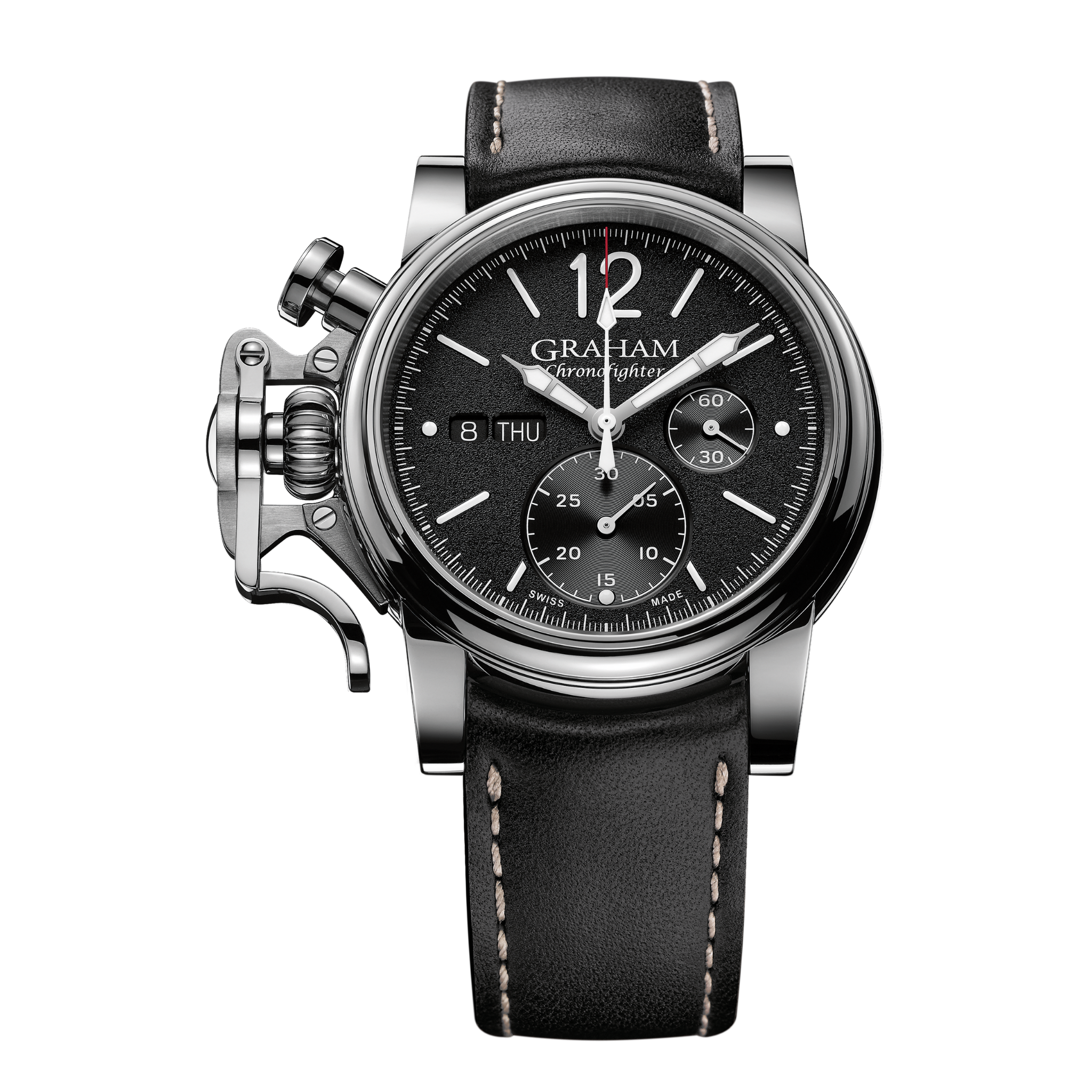 Graham Chronofighter Vintage 44mm Black Dial