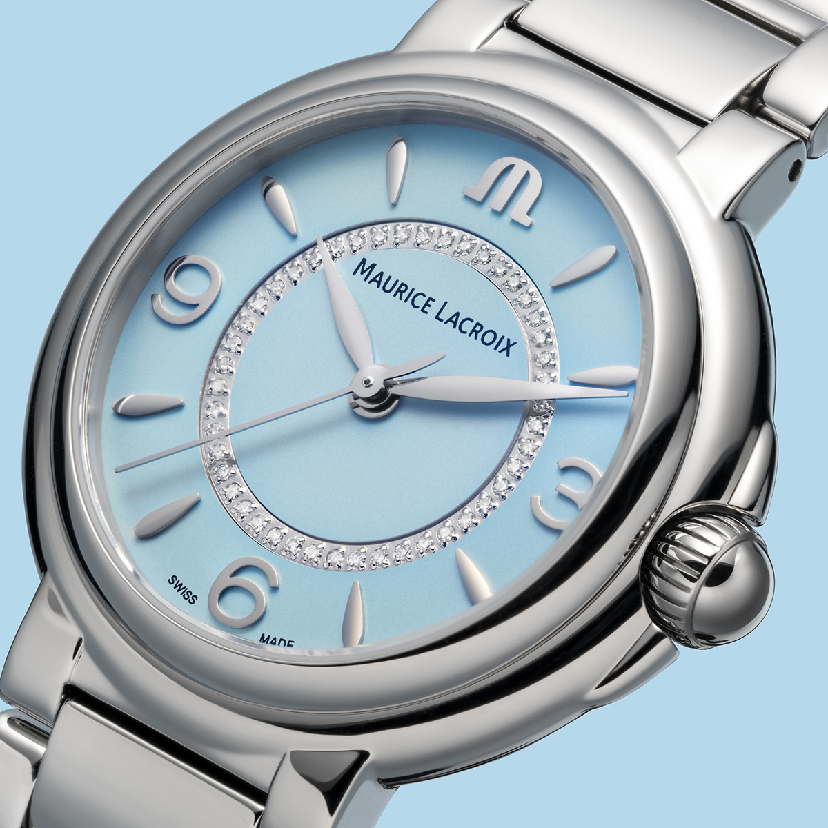 Maurice Lacroix Fiaba Colours Edition 32mm Light Blue Diamond Dial