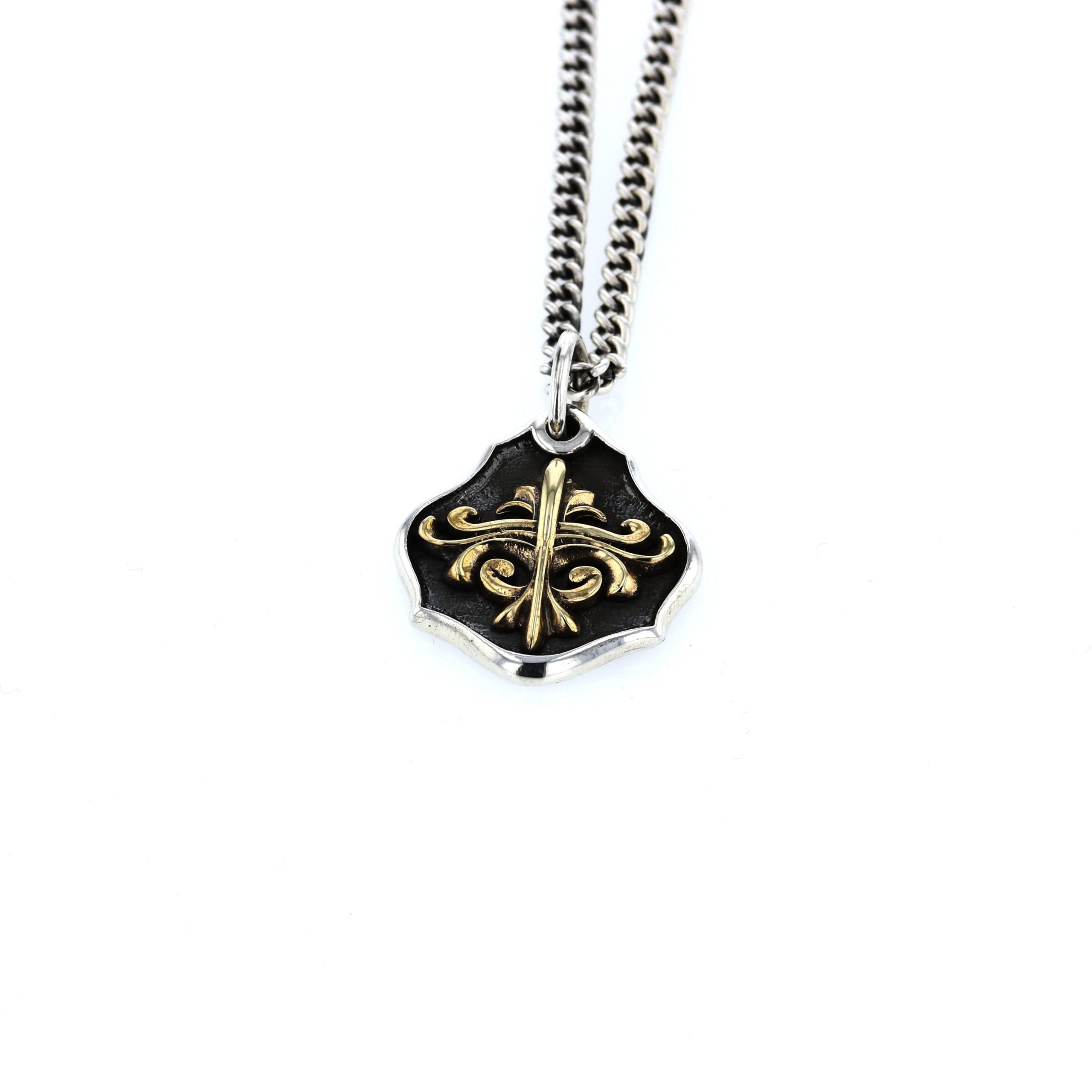 King Baby KB Scroll Shield Pendant