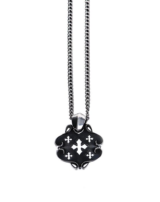 King Baby MB Cross Shield Pendant