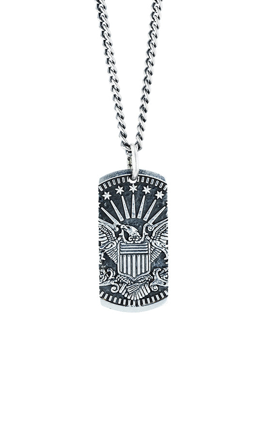 King Baby Eagle Dog Tag Pendant