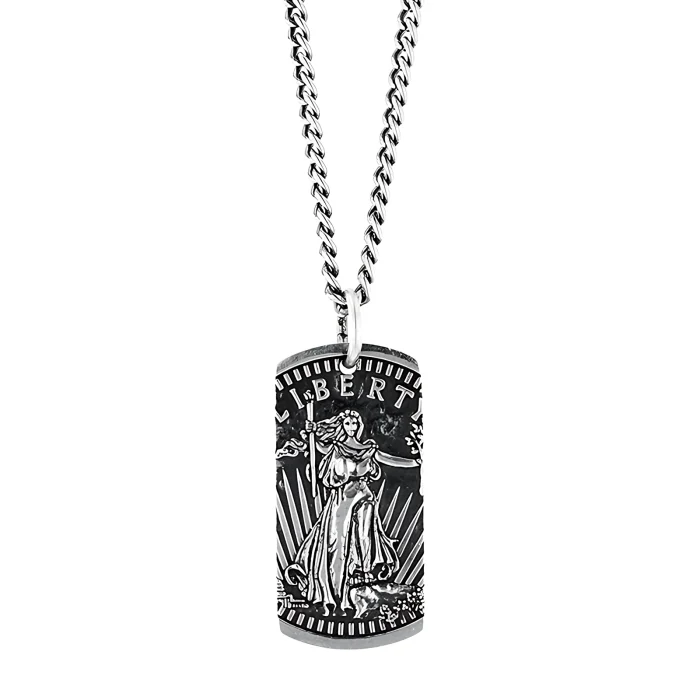 King Baby Liberty Dog Tag Pendant