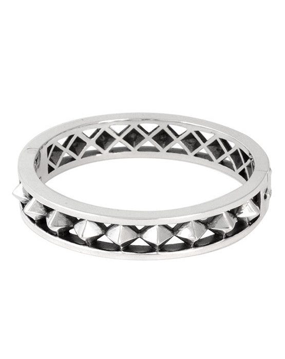 King Baby Pyramid Hinged Bangle