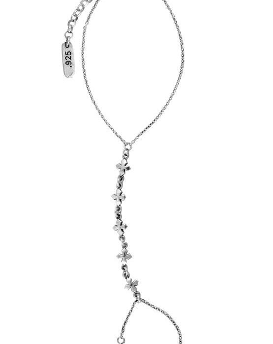 King Baby Hand Chain with Small MB Cross