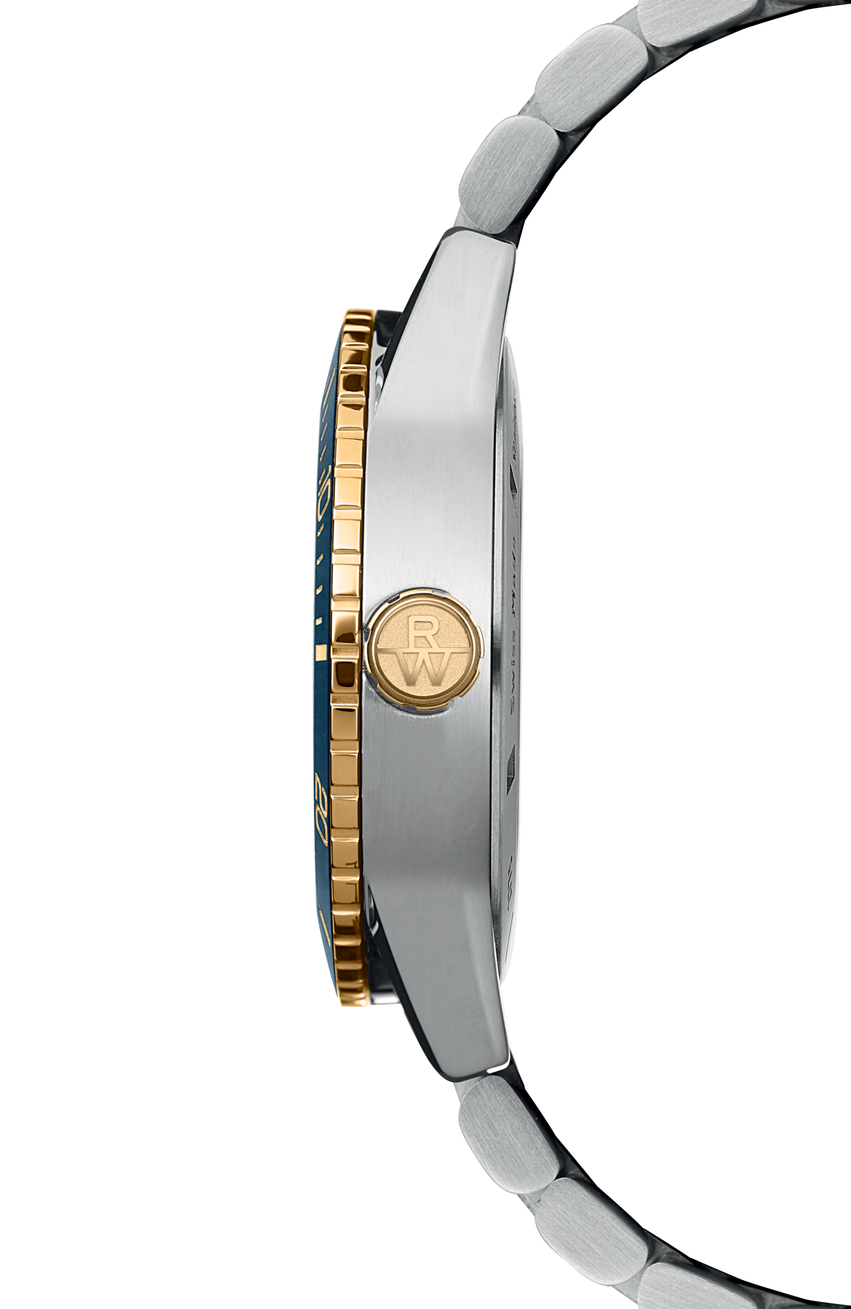 Raymond Weil Freelancer Diver 42mm Two-Tone Gold Blue Dial