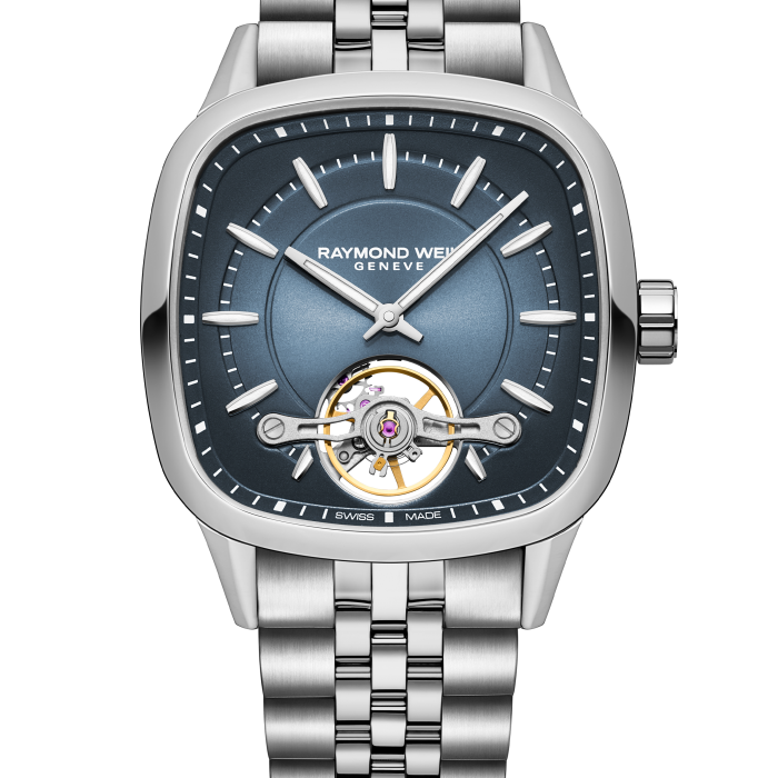 Raymond Weil Freelancer Calibre RW1212 40mm Cushion Blue Dial