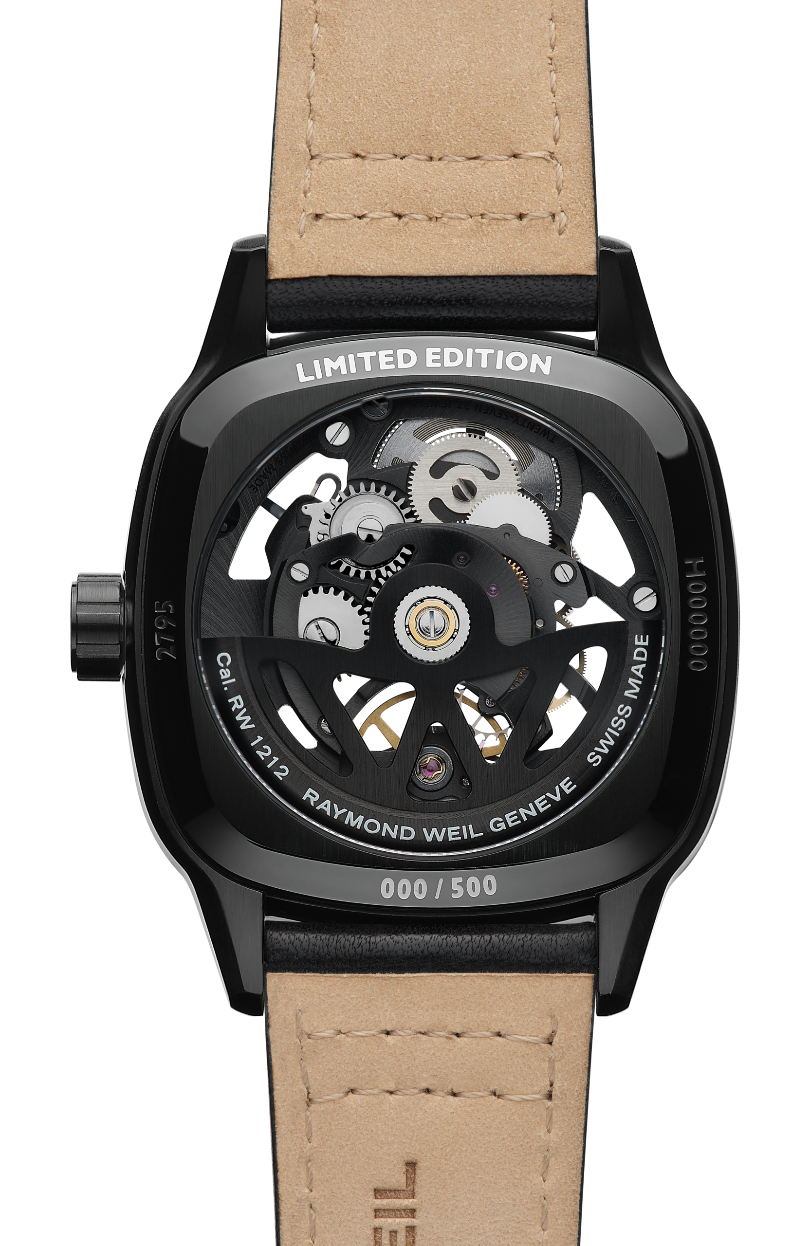 Raymond Weil Freelancer Calibre RW1212 Skeleton Black PVD Limited Edition