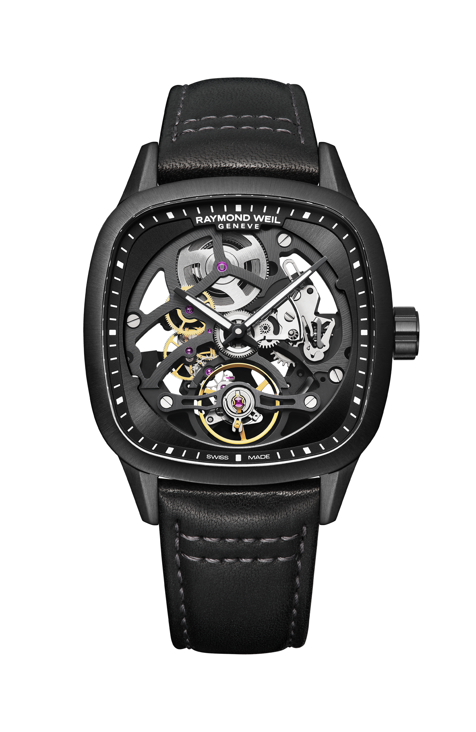 Raymond Weil Freelancer Calibre RW1212 Skeleton Black PVD Limited Edition