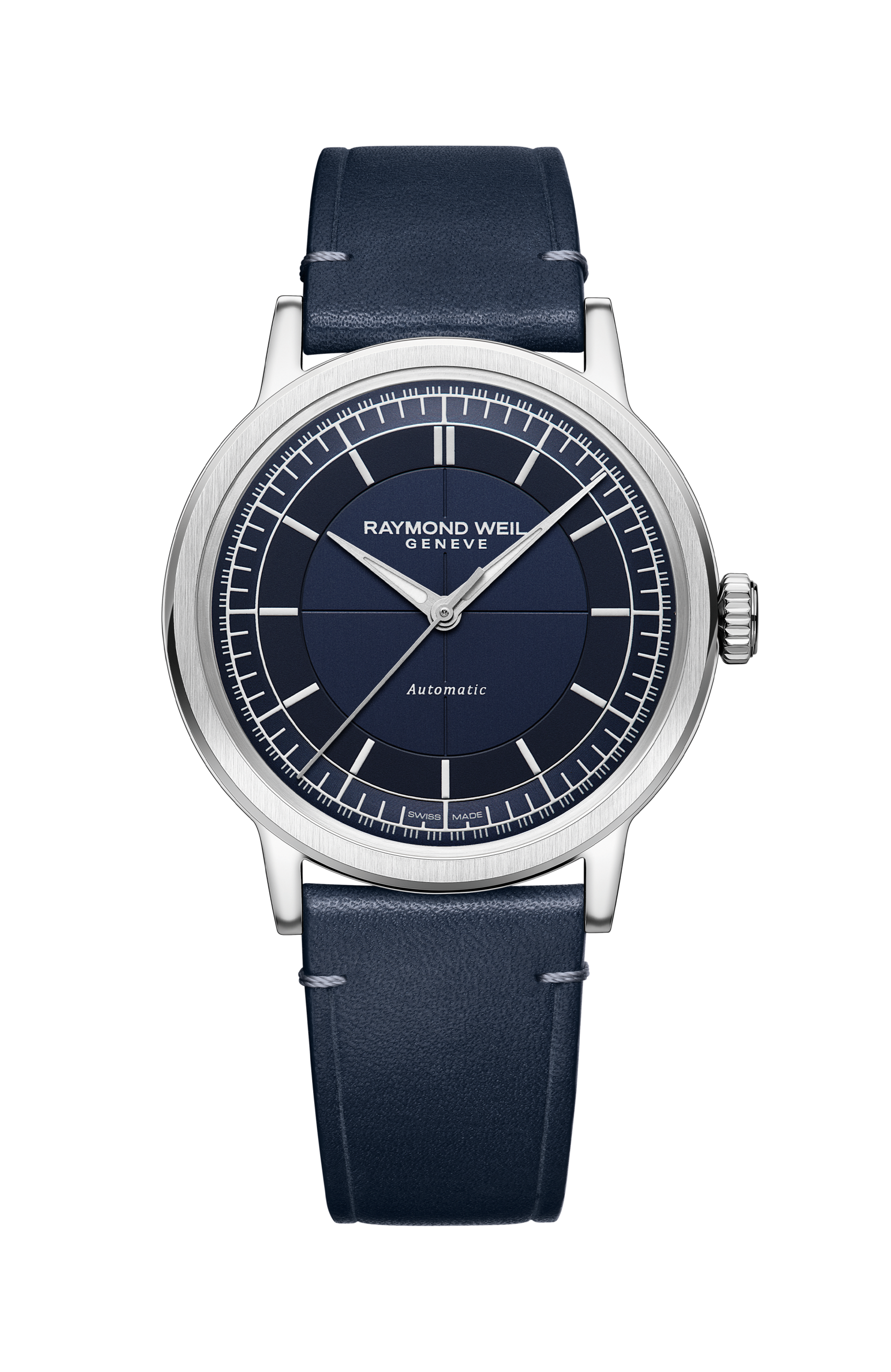 Raymond Weil Millesime Automatic 39mm Blue Sector Dial Blue Strap