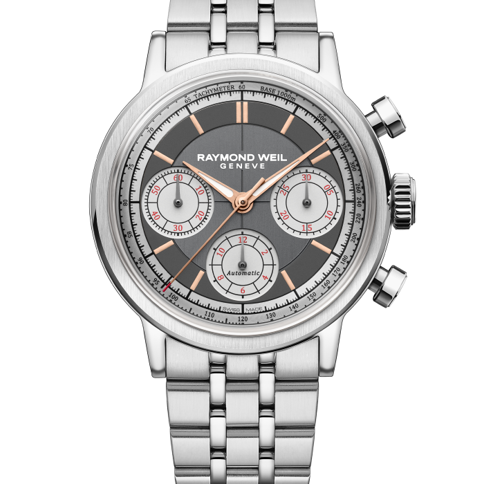 Raymond Weil Millesime Tri-Compax Chronograph 39mm Anthracite Dial