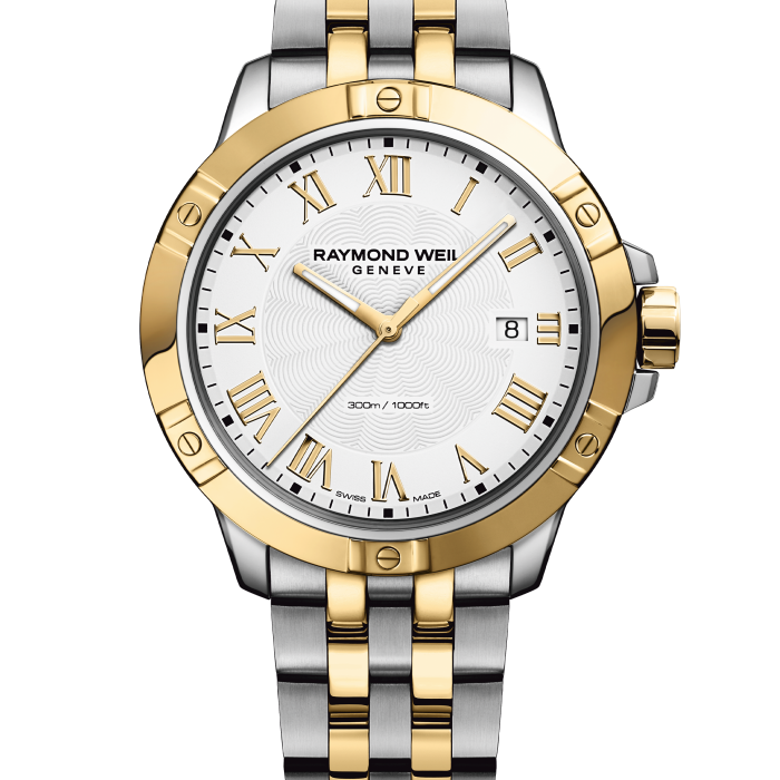Raymond Weil Tango Classic 41mm Two-Tone White Roman Dial