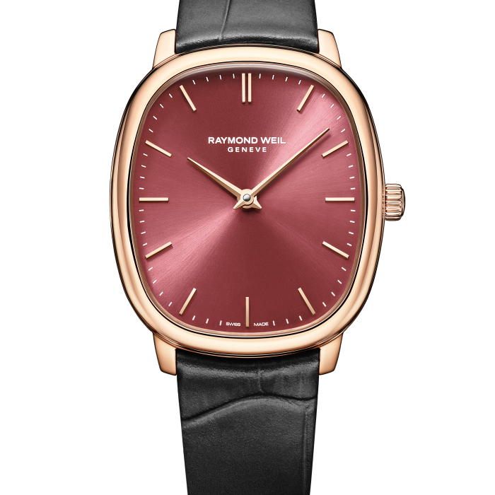 Raymond Weil Toccata Heritage Mechanical 33 x 38mm Red Grape Dial