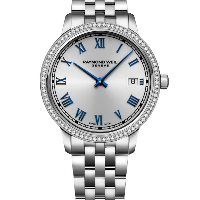 Raymond Weil Toccata Ladies 34mm Steel 80 Diamond Silver Dial