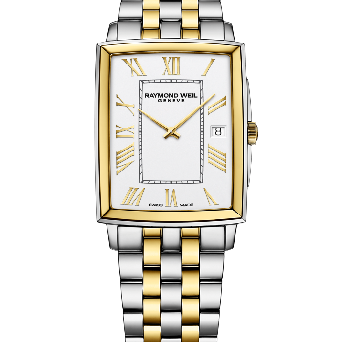 Raymond Weil Toccata 29 x 37mm Two-Tone White Dial