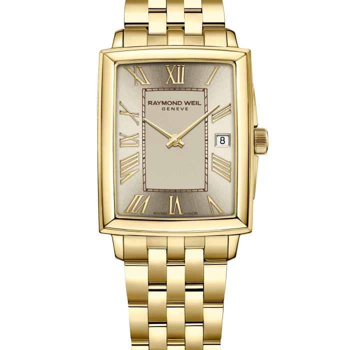 Raymond Weil Toccata Ladies Gold PVD Champagne Roman Dial