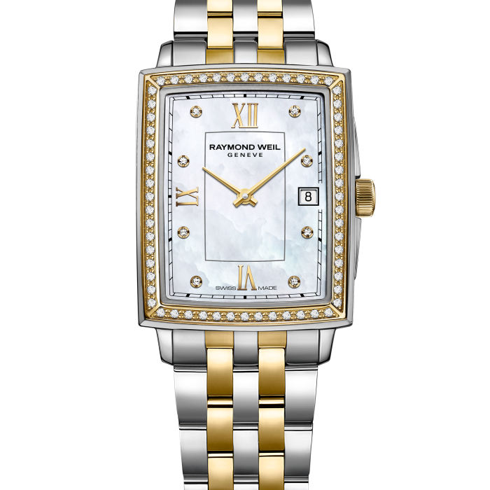 Raymond Weil Toccata Ladies Two-Tone Diamond Mother-of-Pearl Dial