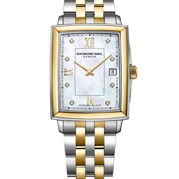 Raymond Weil Toccata Ladies Two-Tone Mother-of-Pearl Diamond Dial