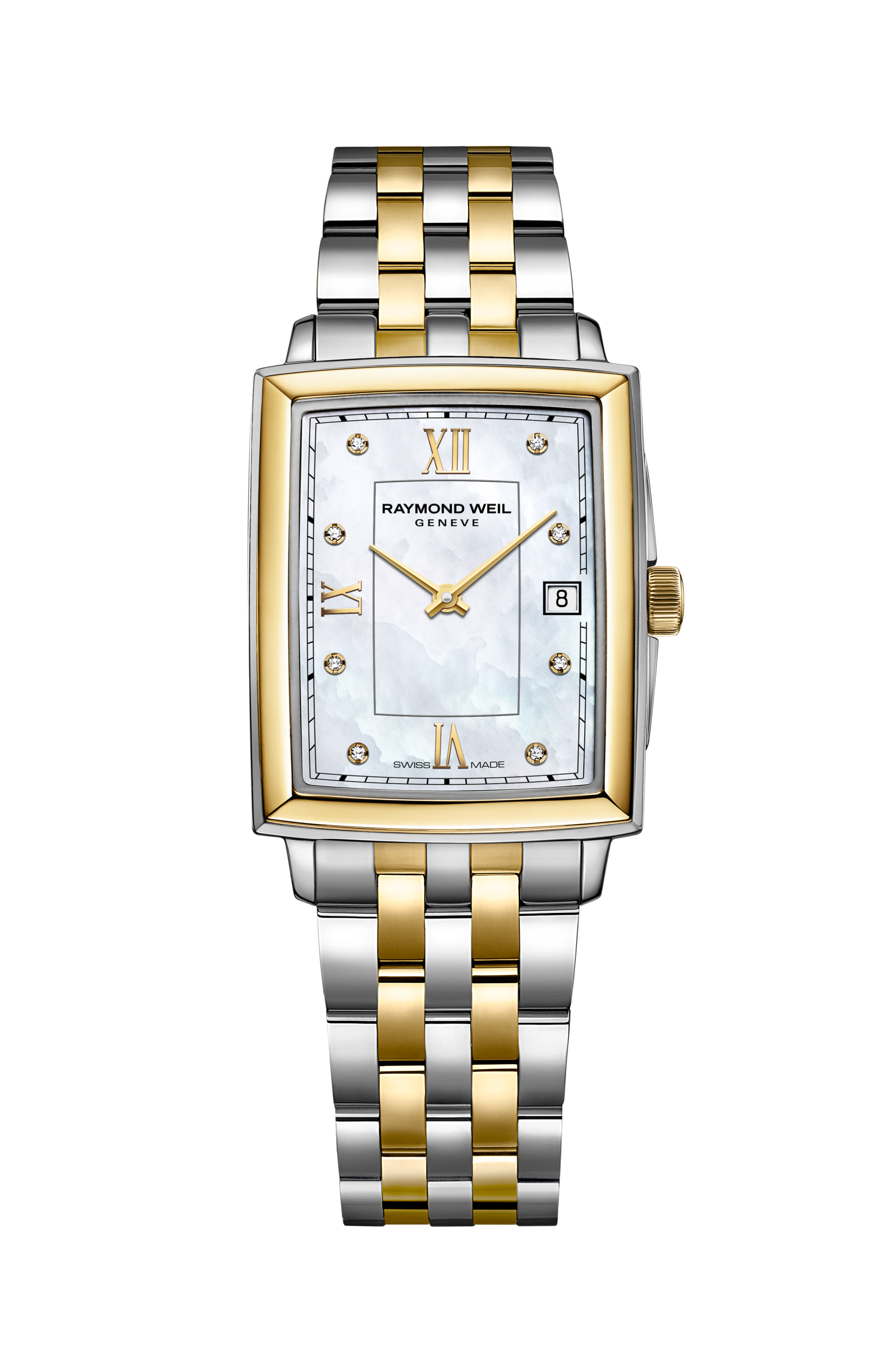 Raymond Weil Toccata Ladies Two-Tone Mother-of-Pearl Diamond Dial