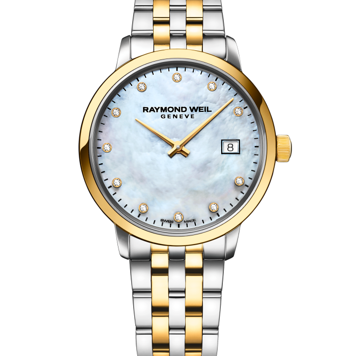 Raymond Weil Toccata Ladies 29mm Two-Tone Mother-of-Pearl 11 Diamond Dial
