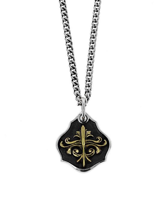 King Baby KB Scroll Shield Pendant
