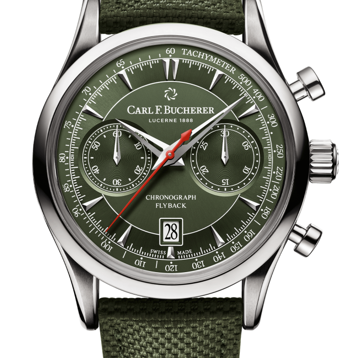 Carl F. Bucherer Manero Flyback 43mm Green Dial