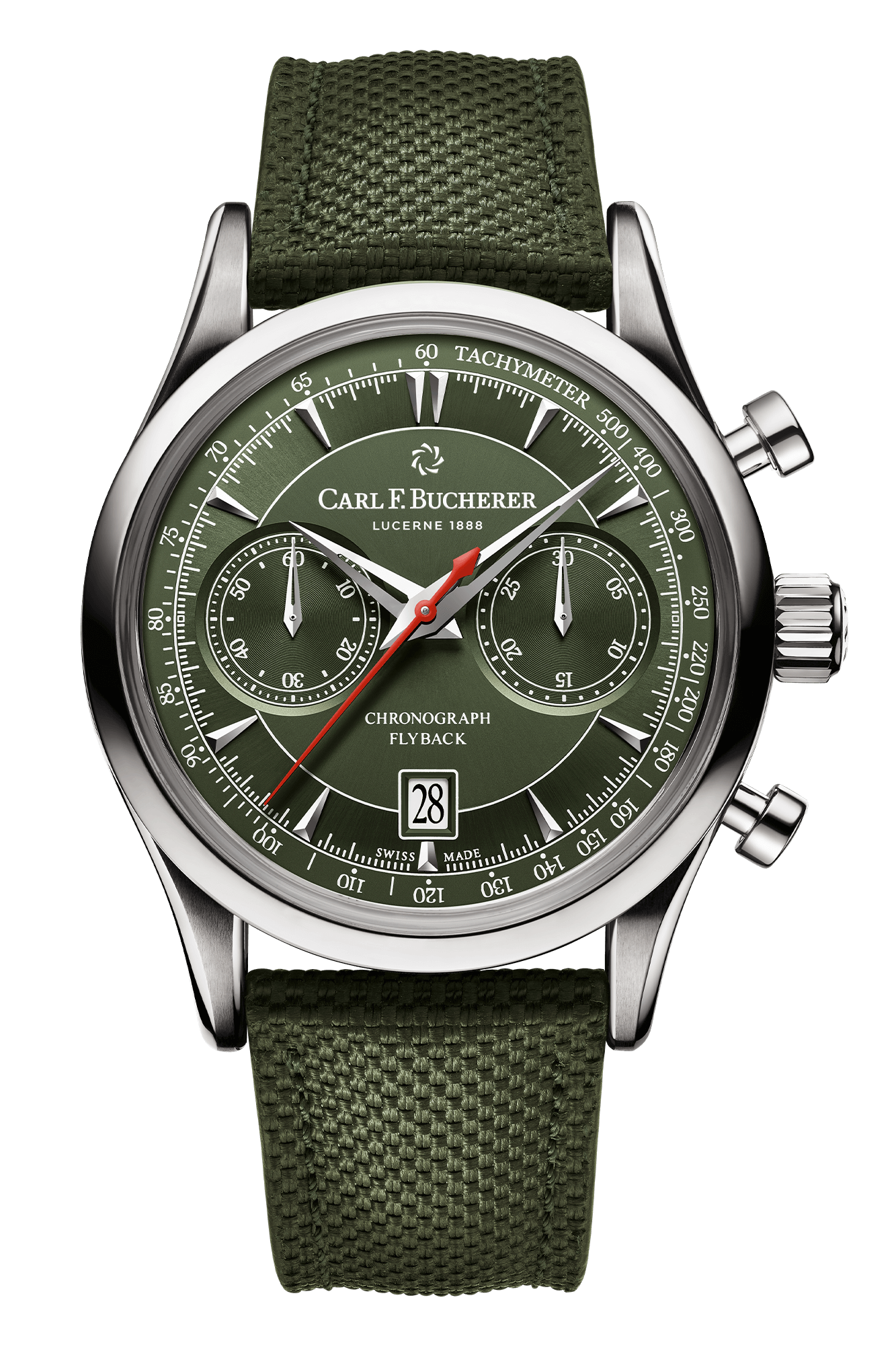 Carl F. Bucherer Manero Flyback 43mm Green Dial