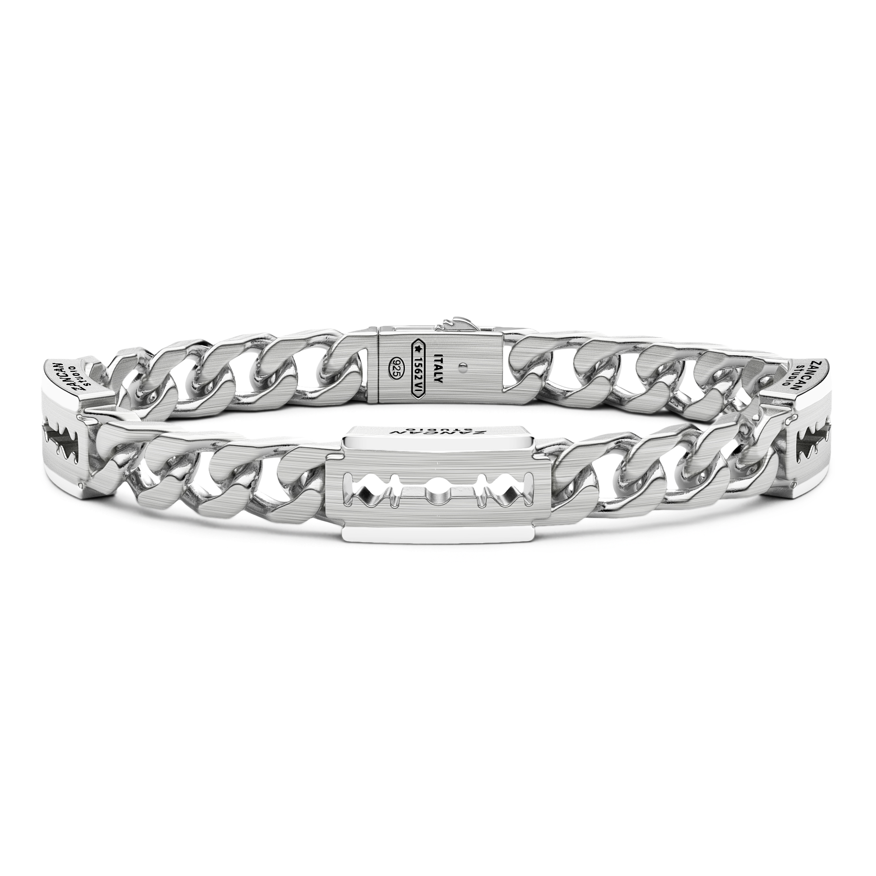 Zancan Studio Sterling Silver Curb Chain Bracelet