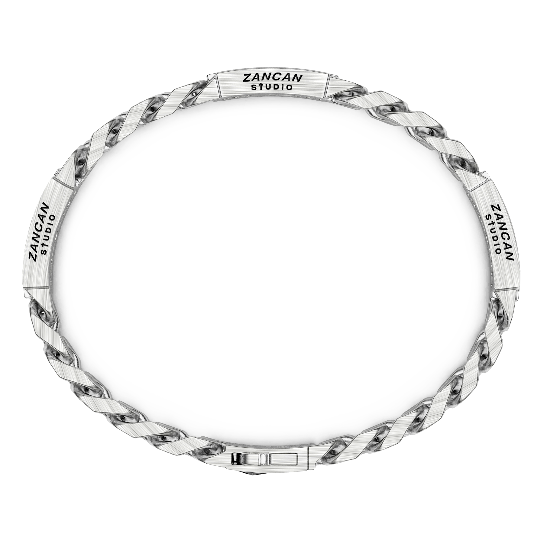 Zancan Studio Sterling Silver Curb Chain Bracelet