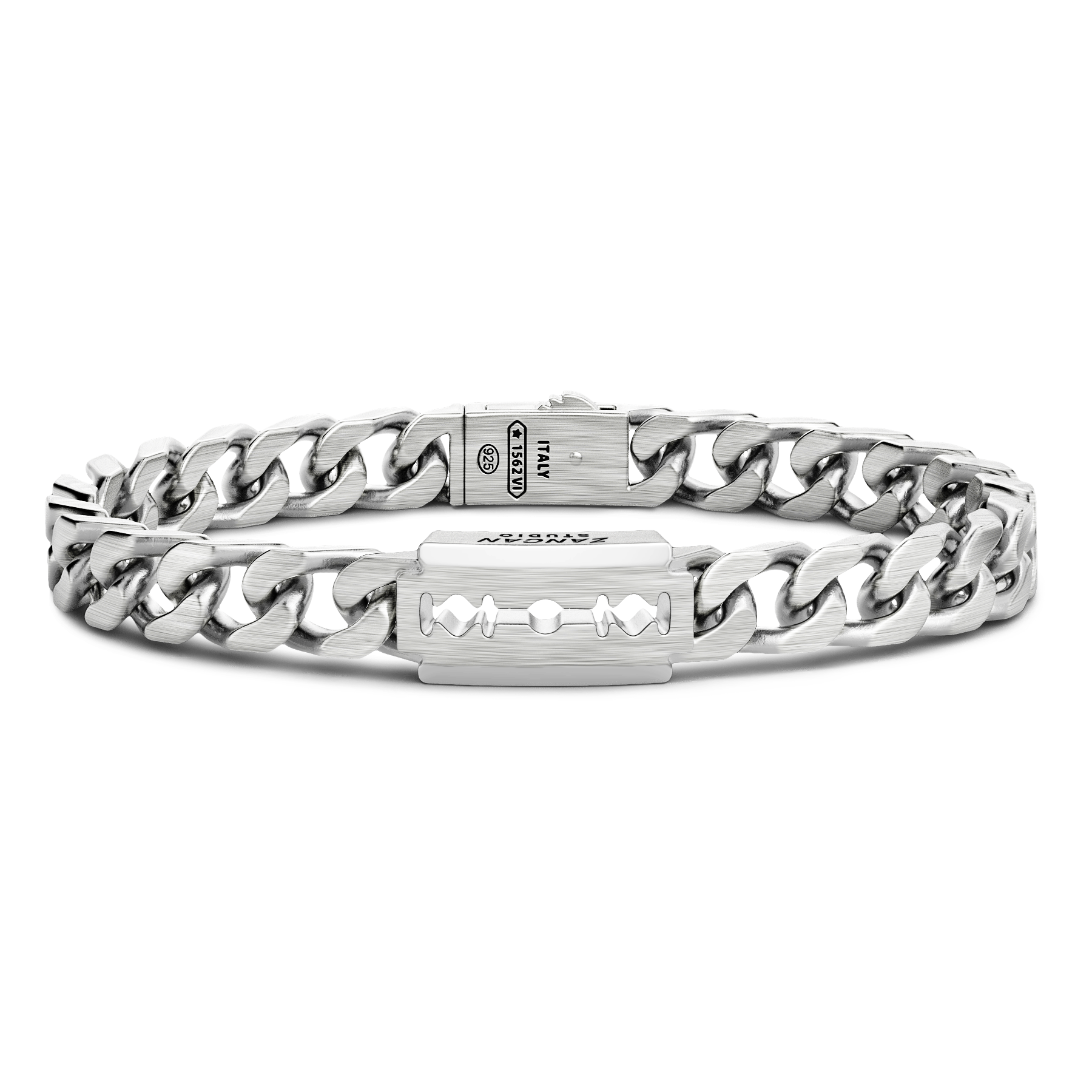 Zancan Studio Sterling Silver Curb Chain Bracelet