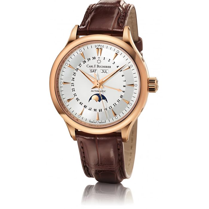 Carl F Bucherer Manero Moonphase Rose Gold Watch