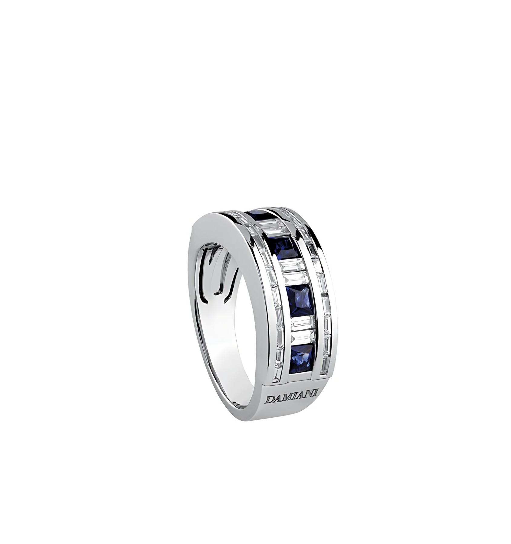 Damiani Belle Epoque Diamond Sapphire Ring