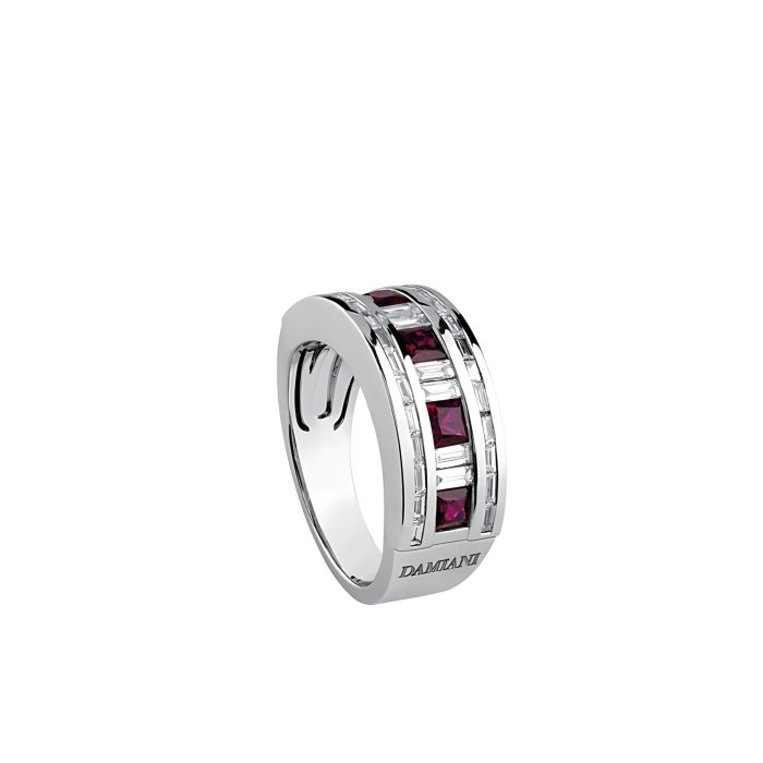 Damiani Belle Epoque Diamond Ruby Ring