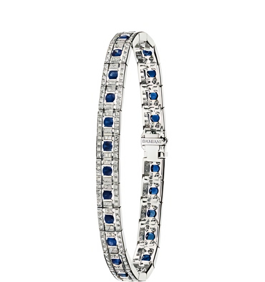 Damiani Belle Epoque Diamond Sapphire Bracelet
