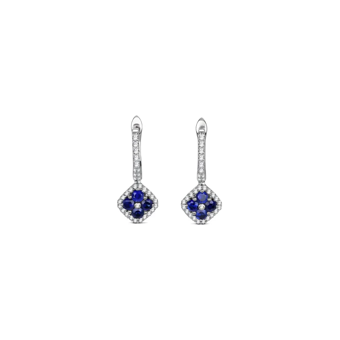 Fana Sapphire And Diamond Earrings