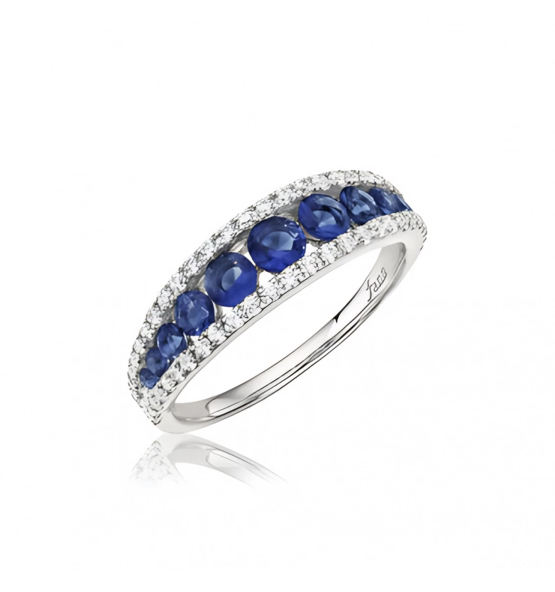 Fana Walk This Way Ruby and Diamond Ring