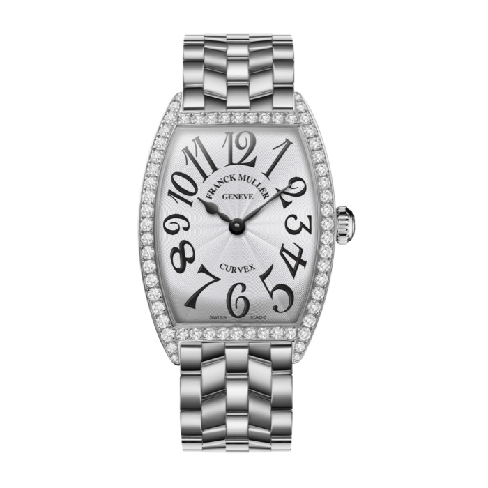 Franck Muller Cintrée Curvex Classic 7502 Diamond Bezel Steel