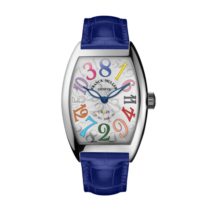 Franck Muller Cintrée Curvex Crazy Hours Color Dreams Steel