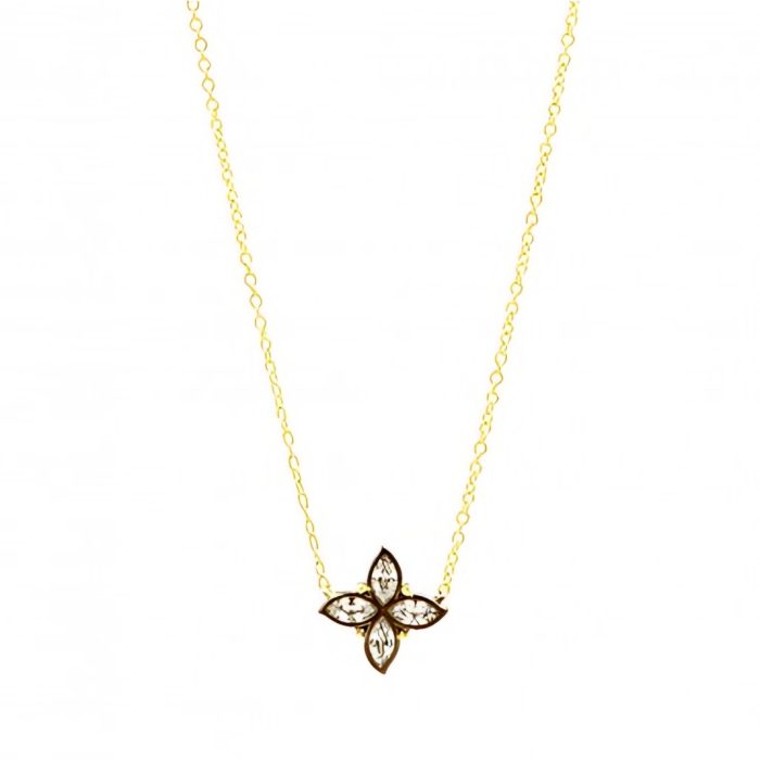 Freida Rothman FLEUR BLOOM PETAL PENDANT NECKLACE