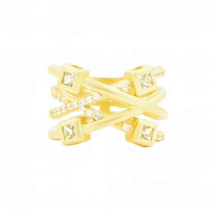 Freida Rothman OCEAN AZURE BANDED RING