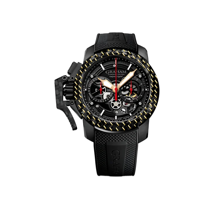 GRAHAM CHRONOFIGHTER SUPERLIGHT "CARBON SKELETON" LTD