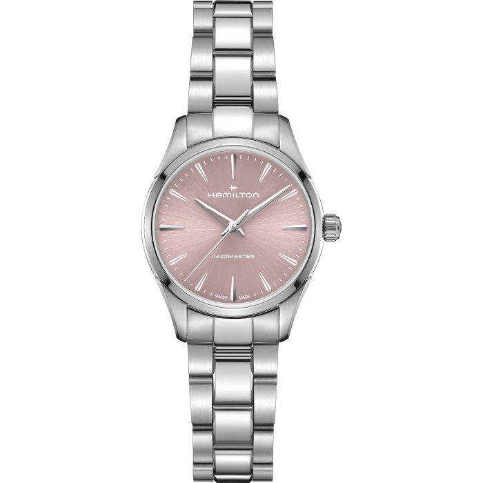 Hamilton Jazzmaster Quartz 32mm Pink Dial on Bracelet