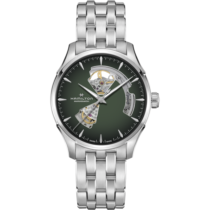 Hamilton Jazzmaster Open Heart Auto 40mm Green Dial