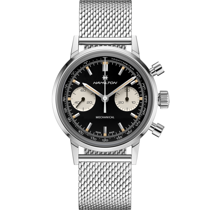 Hamilton American Classic Intra-Matic Chronograph H 40mm Black Dial