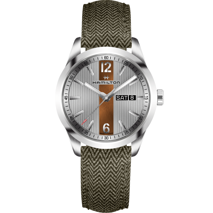 Hamilton Broadway Day Date Quartz 40mm Grey Dial