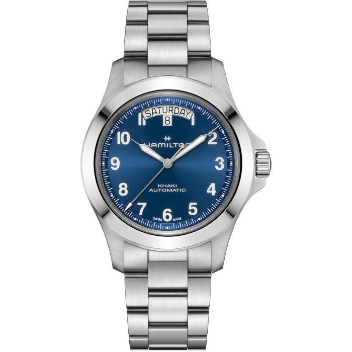 Hamilton Khaki Field King Day-Date Auto 40mm Blue Dial