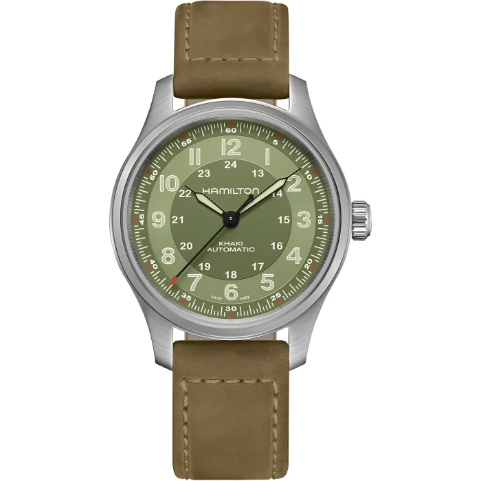 Hamilton Khaki Field Titanium Auto 42mm Green Dial