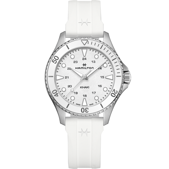 Hamilton Khaki Navy Scuba Quartz 37mm White Dial